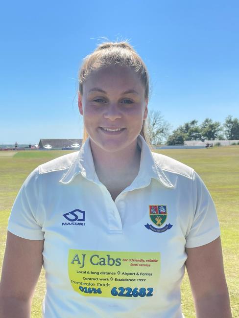 Carys Lloyd - batted well for Pembroke Dock